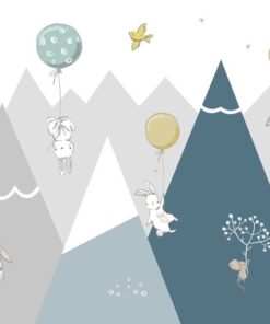 Fototapeta Illustrated Mountains