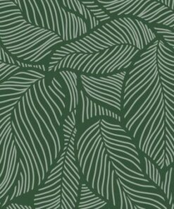 Nálepka na zeď zelené listy 5