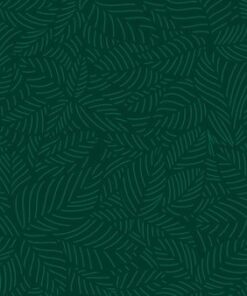 Nálepka na zeď zelené listy 4