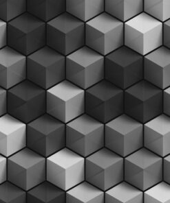 Fototapeta šedá a černá 3D