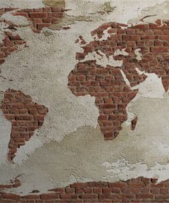 Fototapeta Brick Map