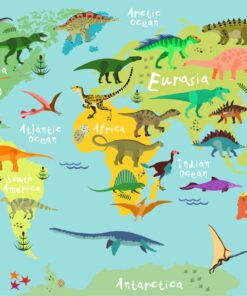 Fototapeta Jurská mapa