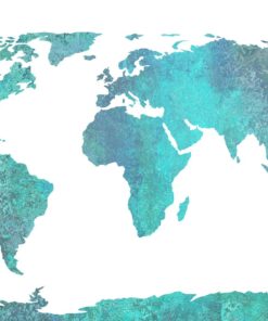 Fototapeta Modrá mapa 2