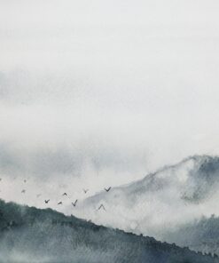 Fototapeta Mountain akvarel