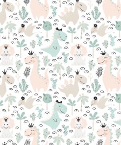 Fototapeta Dinosaurus s korunou