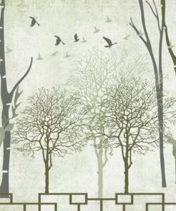 Fototapeta Jelen v zimě