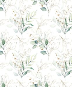 Samolepka na stěnu Zlaté listy 3