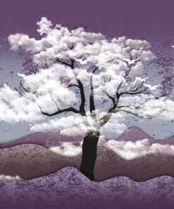 Fototapeta Strom s ptáky