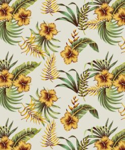 Fototapeta Yellow Hibiscus