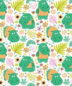 Fototapeta Zelení hroši