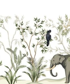 Samolepka na zeď Vintage botanik