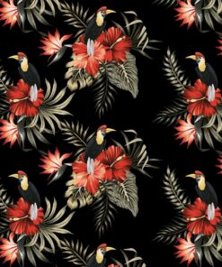 Samolepka na stěnu Tropical Birds