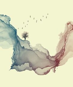 Fototapeta Inkoust na žlutém pozadí