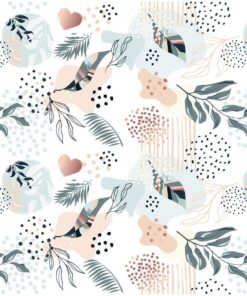 Nálepka na zeď Exotické rostliny