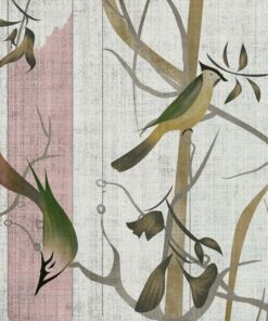 Fototapeta Stromy a ptáci