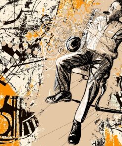 Fototapeta Dobrý hudebník