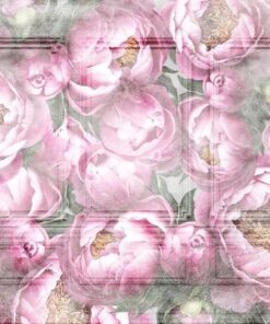 Fototapeta Pivoňky na zdi