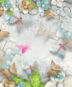 Samolepka na stěnu Abstraktní motýli