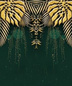 Samolepka na stěnu Zlaté listy 4