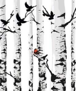 Fototapeta Březový les