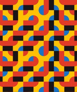 Geometrický obraz na zeď 2