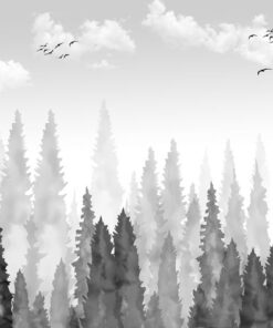 Fototapeta Šedý les