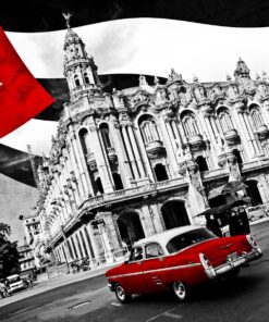 Fototapeta Červená Havana