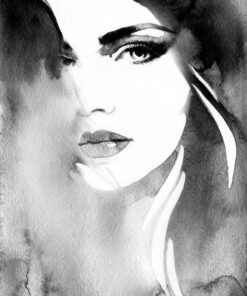 Fototapeta Žena v šedých barvách