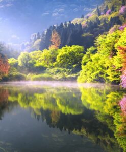 Fototapeta Japonské jezero