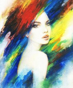 Fototapeta Barevná žena