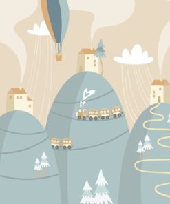 Fototapeta Horské město