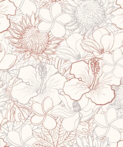 Fototapeta Tropické květiny