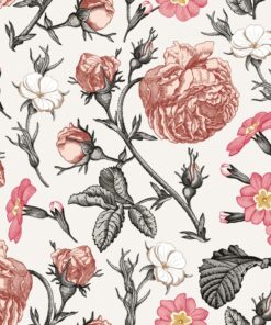 Fototapeta Kreslené květiny