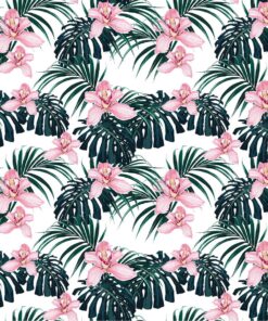 Fototapeta Orchidej a listy