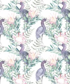 Fototapeta Ptáci a eukalyptus