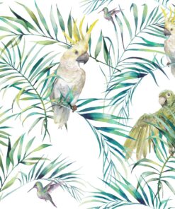 Fototapeta Papoušek Na Palmě