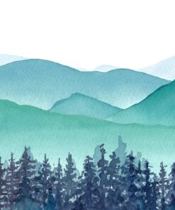 Fototapeta Dlouhé hory