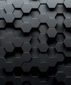 Fototapeta Black Pentagons