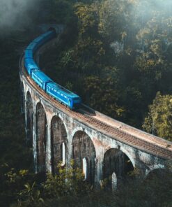 Fototapeta Modrý vlak