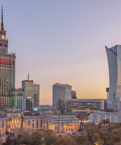 Fototapeta Centrum Varšavy