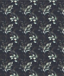 Samolepka na zeď Dark Flowers