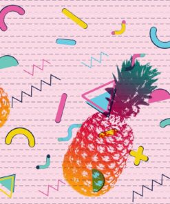 Fototapeta Tři ananasy