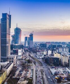 Fototapeta Pohled na Varšavu