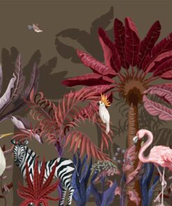 Fototapeta Červená džungle