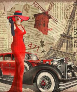 Fototapeta Paříž Pohlednice