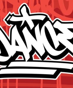 Fototapeta Dance Font