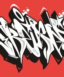 Samolepka na stěnu Abstraktní graffiti