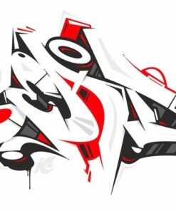 Fototapeta Abstraktní písmo