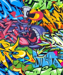 Fototapeta Barevné graffiti 2