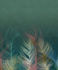 Nálepka na zeď barevné listy 4